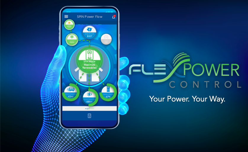 SPIN streamlines the control of all DERs behind-the-meter, enabling them to work together as ONE system with a single point of control.
The #power to control YOUR energy YOUR way is now right where it belongs...in the palm of your hand.
flxpwr.com