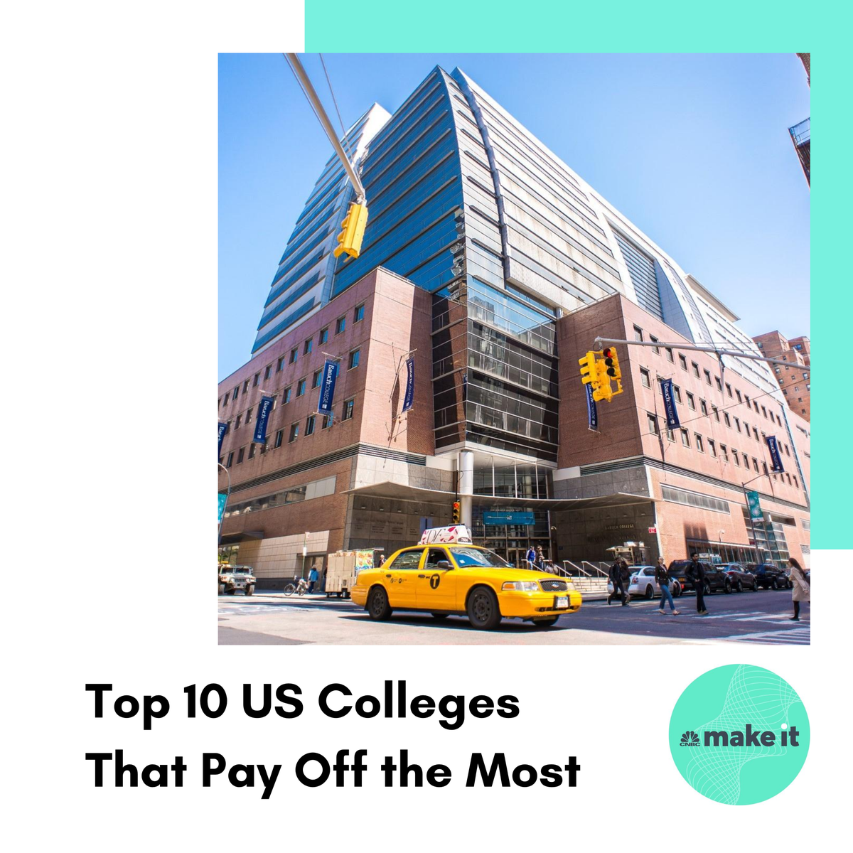 BaruchBCAA's tweet photo. CNBC Make It listed @BaruchCollege in the top 10 U.S. colleges that pay off the most in 2020! ⁠Read more: https://t.co/uxyiFHNf20

#BCAA #BeBaruch #BaruchCollege #CUNY #CUNYAlumni #CUNYBaruch #BaruchPride #BaruchAlumni #baruch #college #baruchrocks #baruchcommunity⁠ https://t.co/8BmAGMppLW
