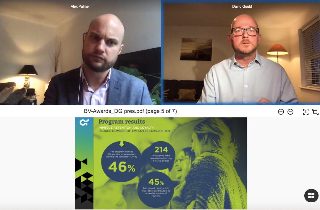 Incentive_Mag's tweet photo. Day 2 of #IncentiveLive closed out with a behind-the-scenes look at some of the 2020 #MotivationMasters winners. The #incentive program from @BetVictor, for example, reduced #employee turnover by 46%. @NorthstarMeets https://t.co/unJF6MBZDG