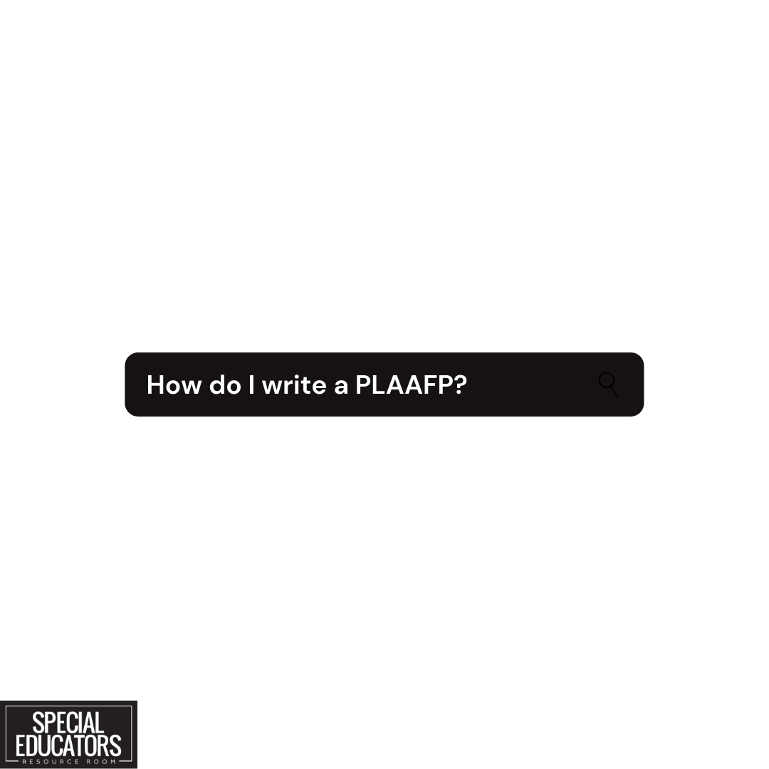 Present Levels... did I add too much? Not enough? These questions and more (plus an easy cheat sheet) are the types of resources you'll find as a member of Special Educators Resource Room. Learn more here and let me know if you have any questions: bit.ly/2WwfpMy