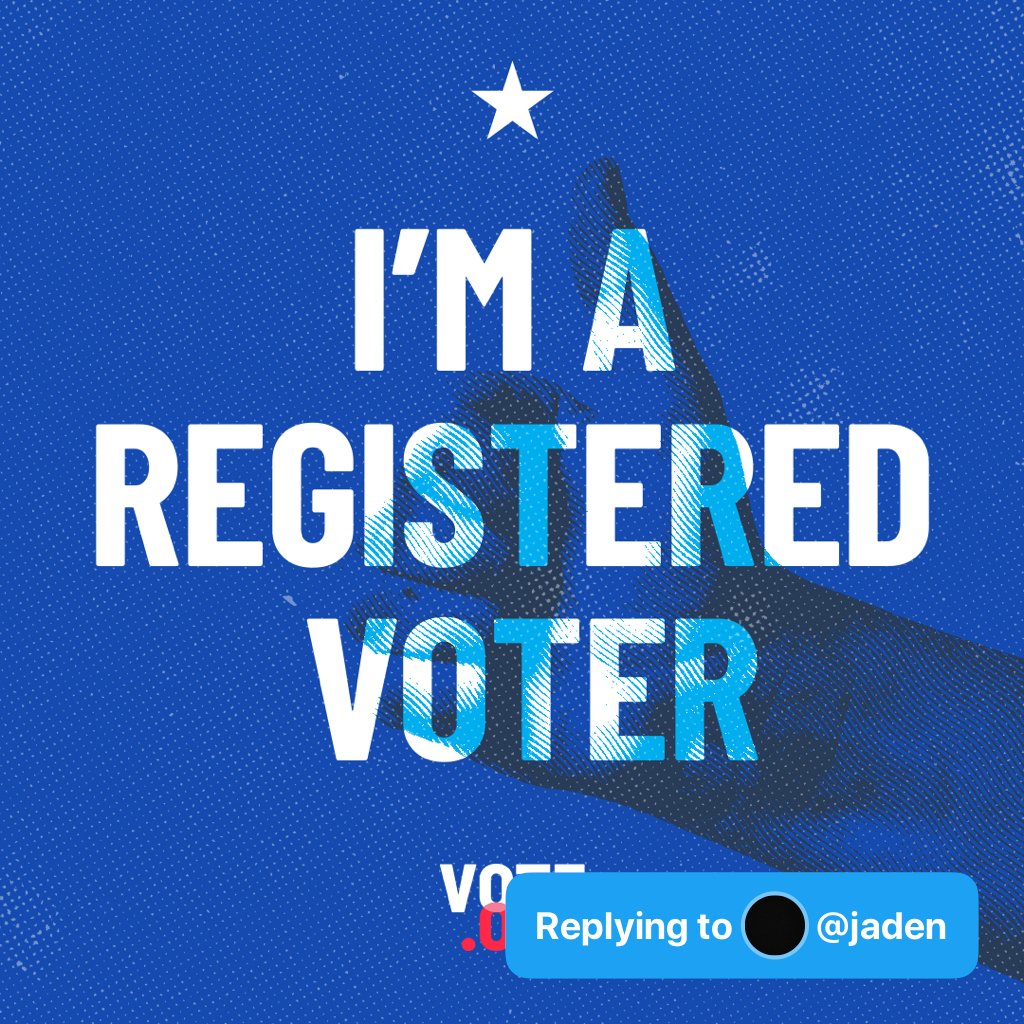 Q:  #askvotedotorg what are the top 3 things that first time voters need to know?-  @jadenA: 1. You’re voting for more than president. Know what’s on your ballot. 2. You have to register to vote (except in ND).3. But don’t worry, it takes 2 mins  @votedotorg. 