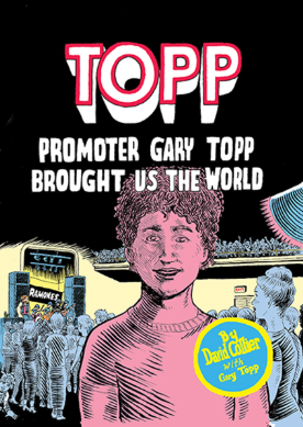 CBCHereandNow's tweet photo. A new graphic novel explores the Toronto's gritty music scene in the 70s and 80s through the eyes of legendary music promoter Gary Topp. @ConundrumCanada https://t.co/3w1YnJbjGu