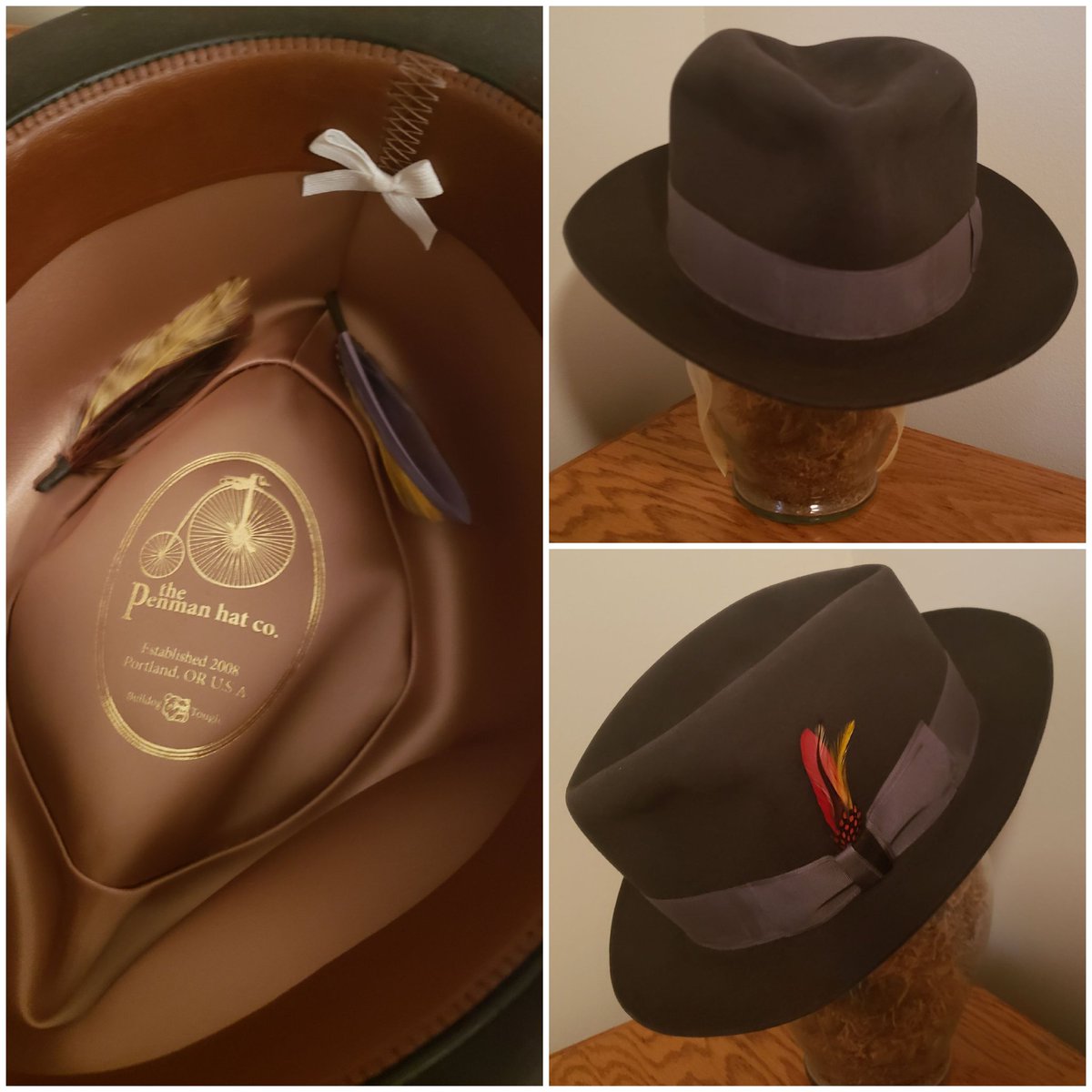 It's here and it's beautiful!! 😍 An original, one of a kind, custom-made to fit @Penmanhats !! Thank you, John! You've outdone yourself!! 🙌 Now to get it onto the head of the ever elusive @RikRankin!  🤔
🏁🏁🏁🏁🏁🏁🏁🏁🏁🏁🏁🏁
@PinkieSwearProd @ElaineMilo2