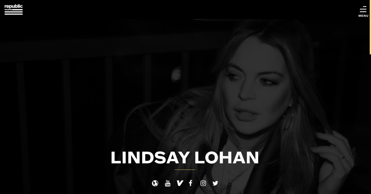 lavitalohan's tweet photo. Lindsay is now featured on the official Casablanca and Republic Records websites. Let's hope the new album is coming very soon! 💿🎶 https://t.co/gjxEE0V6lm