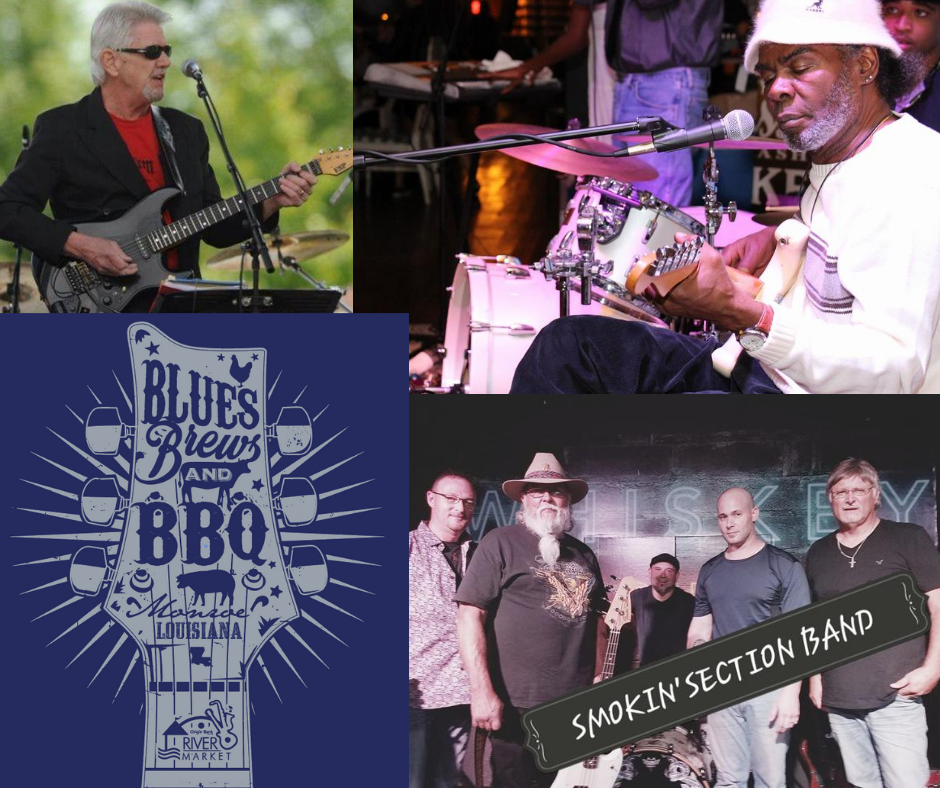 downtownmonroe's tweet photo. 2 BLUES HALL OF FAME MUSICIANS AND OUR LOCAL FAVORITE PERFORMING IN DOWNTOWN MONROE!!!

-Charlie Wood and His Smokin’ Section Band

-Bill “Howl N Madd” Perry

-Jerry McCoy

Watch them on Saturday, October 10, 2020, from 10am-4pm at the Origin Bank Rivermarket https://t.co/xW4MCsdvuq