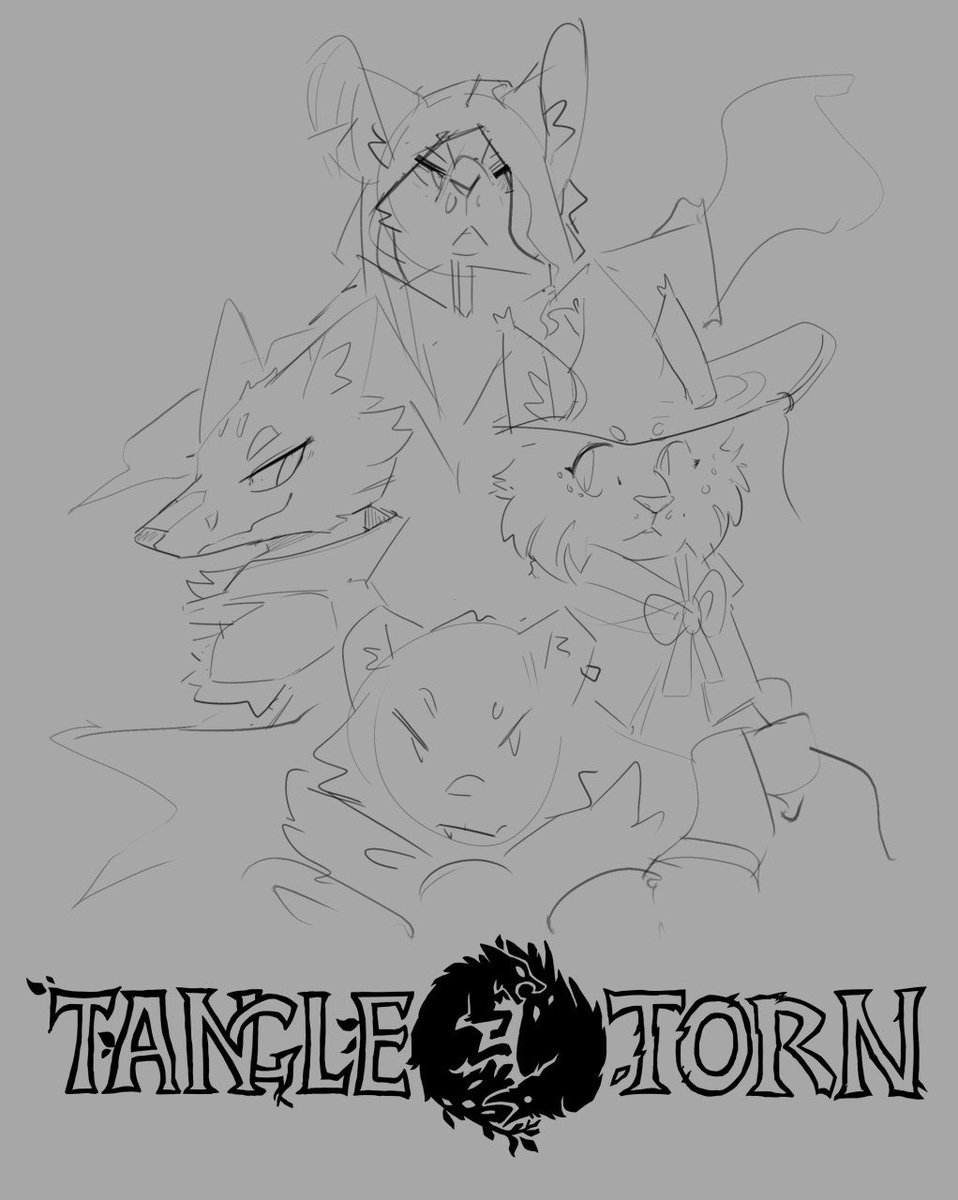 tangletorn's tweet photo. Concept sketches for Kickstarter backer t-shirts!
Which one is your favorite? https://t.co/Cdugh7RM5c