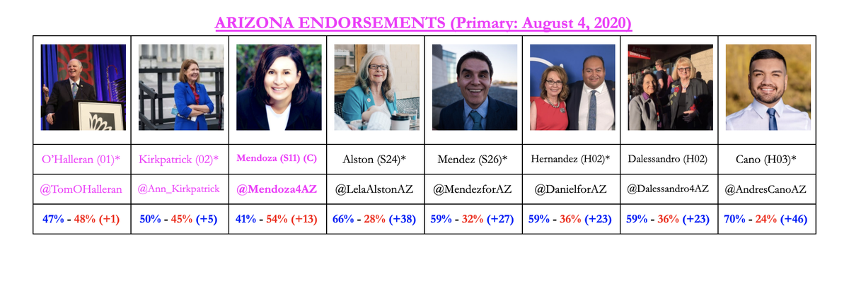 JOLPOLitico's tweet photo. Next Tuesday (8/4) is #AZPrimary! #GOTV #VOTE for #JOULPACEndorsed Champions of #Justice, #Opportunity &amp; #Liberty: #Arizona #JOULPAC #Election2020
🗳️ #House #Congress: #AZ01: @TomOHalleran | #AZ02: @Ann_Kirkpatrick! 
🗳️ #AZlegis #AZlege: #SD11: @Mendoza4AZ; #SD24: @LelaAlstonAz! https://t.co/f04yjwV83n