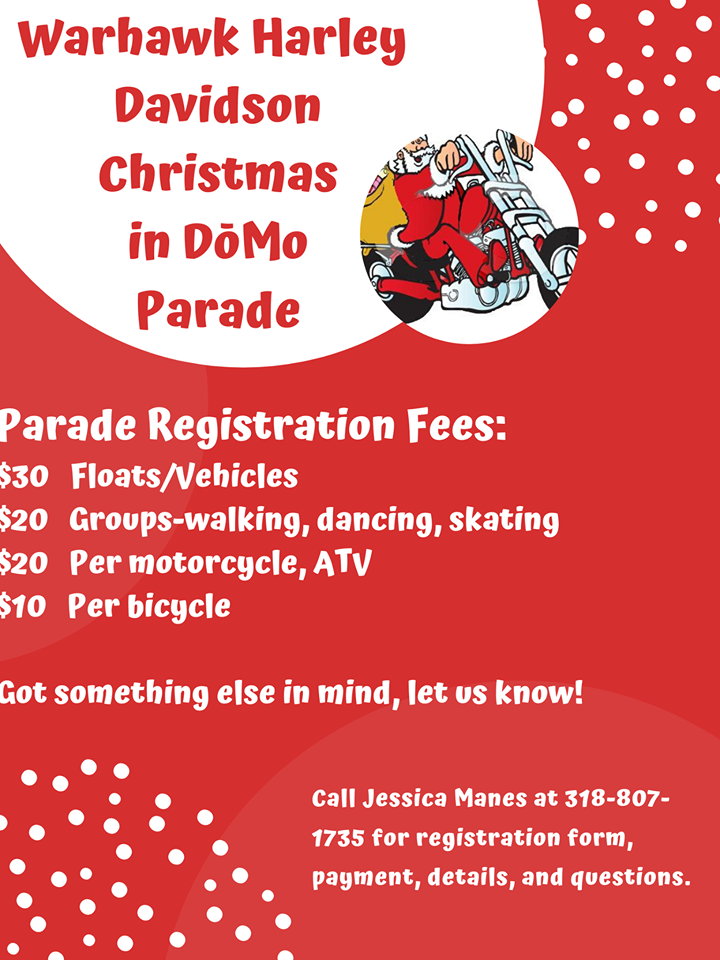 downtownmonroe's tweet photo. Christmas in DōMo! 
Bring the whole family out for a fabulous day at the Origin Bank RiverMarket(10am-4pm) and have the best seat in the house to see our Christmas Parade. https://t.co/hh6pbMmrVK