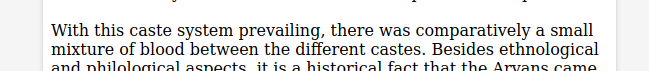 He then went one bit further into some extremely casteist and racist stuff. His argument was that he was a "high caste Hindu", and because of societal prohibition against caste-mixing he would definitely be "pure blooded"