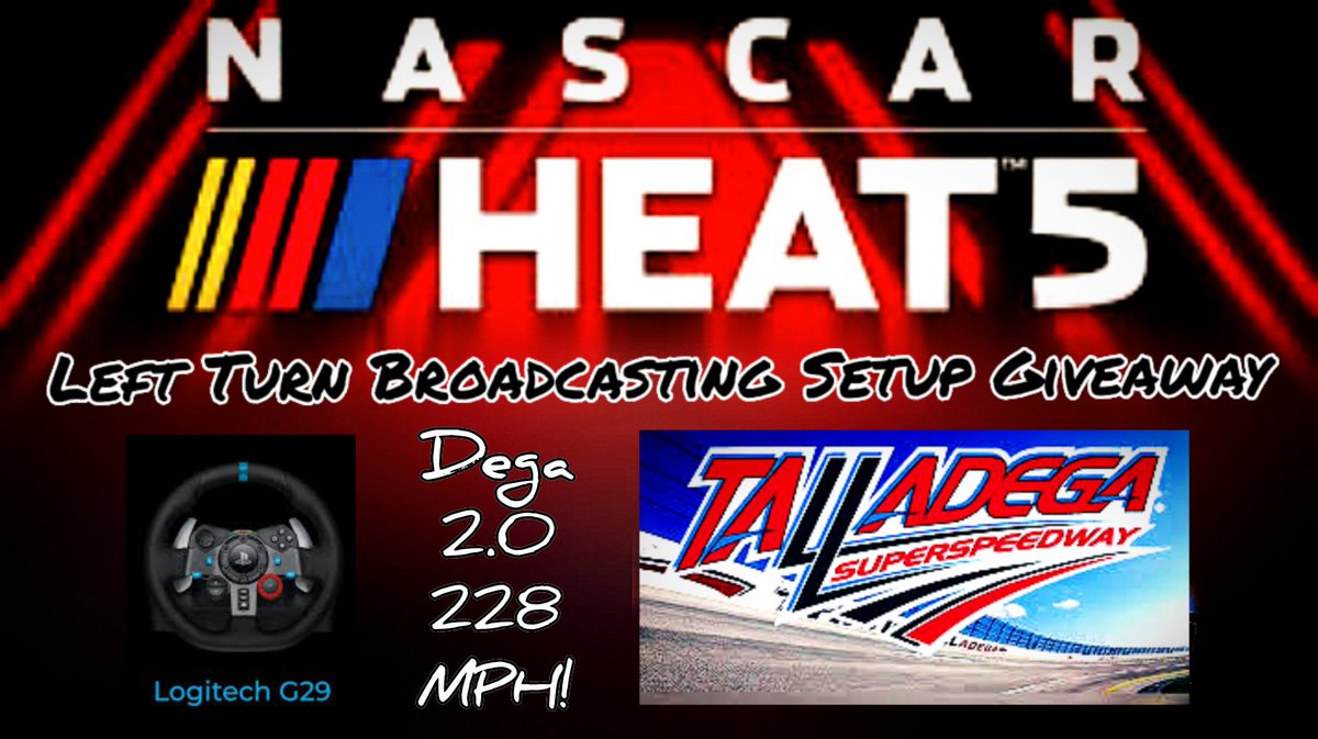 NG_Broadcasting's tweet image. youtu.be/fKFGviWaw_s 👈 Hit that Subscribe Button! Both Talladega Qualifying and Race Setups with Wheel settings! @NASCAR @NASCARHeat #NASCARHeat5 #NASCAR #eNASCAR
