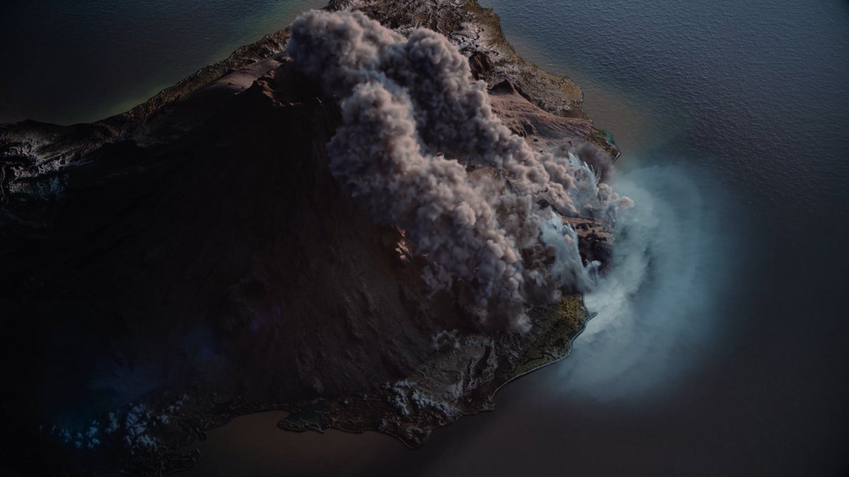littleshadowgfx's tweet photo. Mount Stromboli is one of Italy's three active volcanoes.

When the volcano erupts, material from the collapsing plume generates a pyroclastic flow that travels down the Sciara del Fuoco and several hundred metres out to sea.

#tv #littleshadow #science #pioneerproductions #vday https://t.co/ltXdwMQ3TO