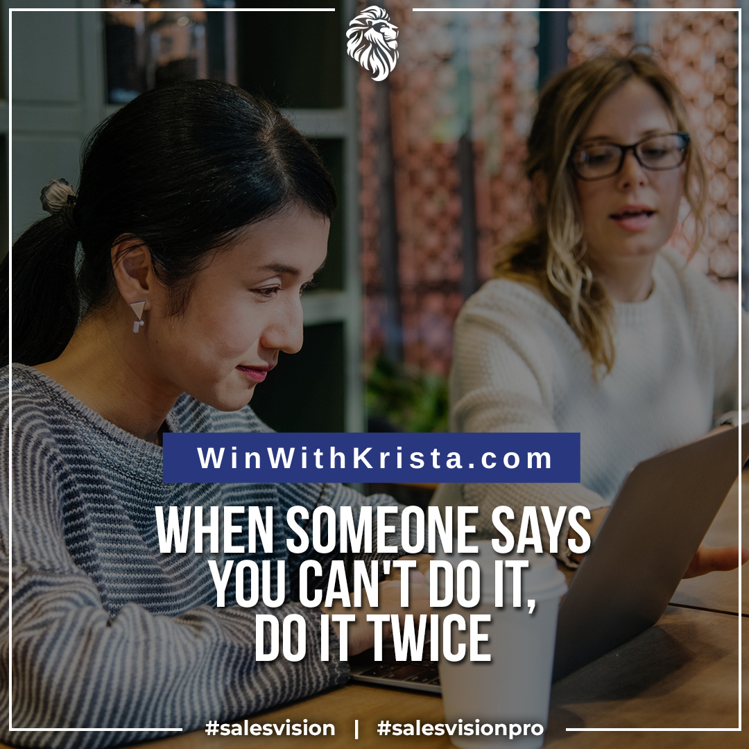 Krista_Abbott's tweet photo. 📣Tired of the negative Nellie's in your life? Well, good. Here's what you do then ... 

👉Prove. Them. Wrong.

Don't just prove them wrong once though.

Prove. Them. Wrong. Twice! 

#marketing #onlinesales #onlineMarketing #salesvision  #leadgeneration #digitalmarketing https://t.co/pKL7lUAx2M