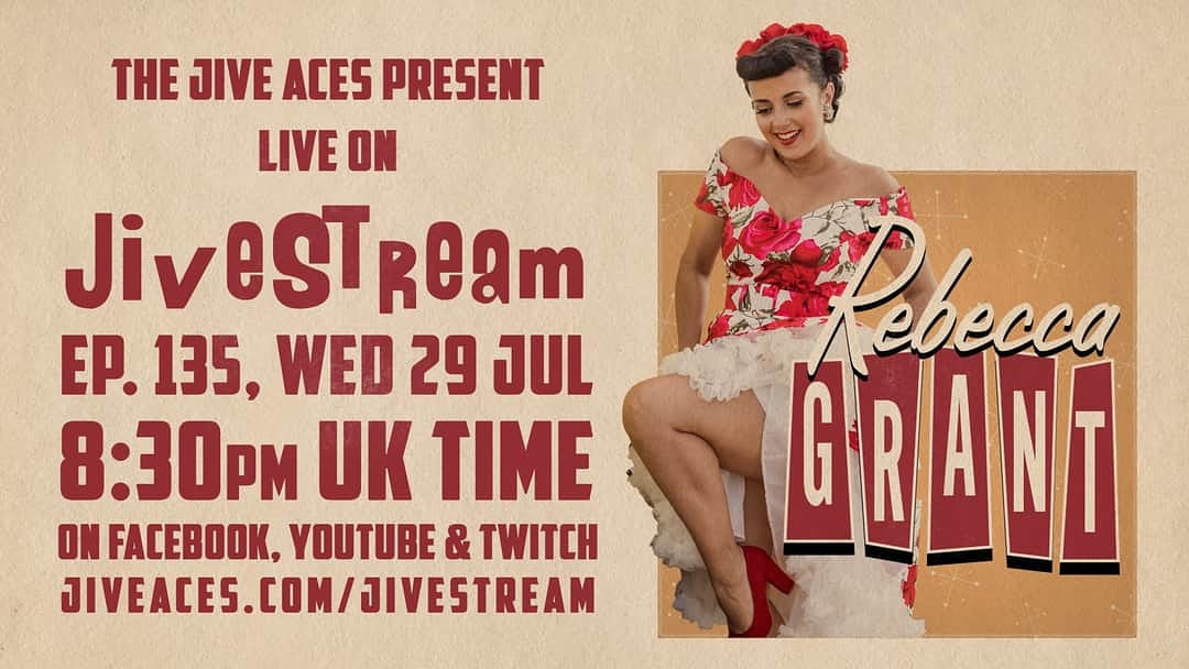 RebeccaGrant4's tweet photo. Honoured to be on the #jivestream tomorrow with my brothers of jive. Wos coming to this virtual party. I wanna see all of you! 😘😘😘 https://t.co/2sWcZVBO88