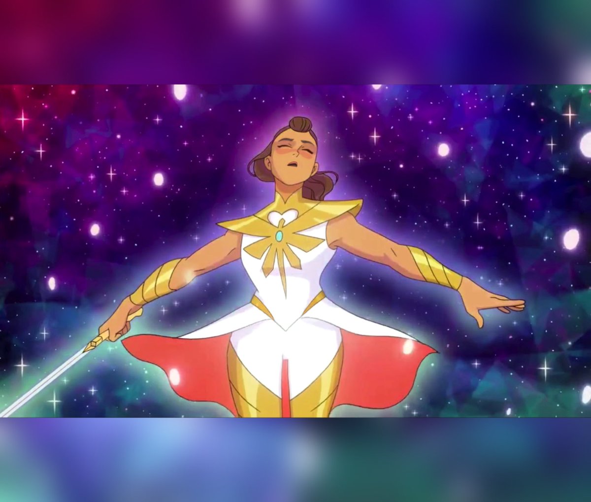 Alright I did some edits aha please don’t bully me here adora’s She Ra in regular Mara’s colours