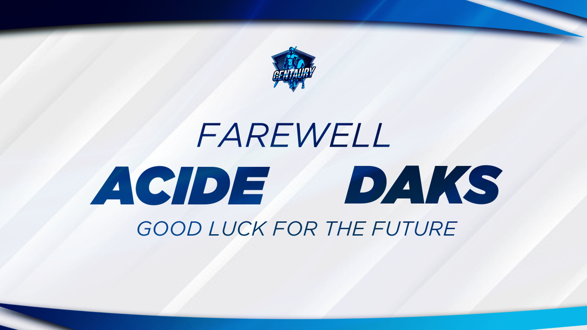 CentauryE's tweet image. Une page se tourne pour @CompainLeroy &amp;amp; @DaksOff qui nous quittent aujourd'hui😞
Bonne chance pour leurs futurs projets !