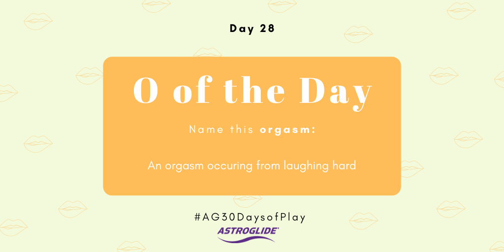 ASTROGLIDE's tweet photo. The best kinda laugh attack π What's your most creative name for this orgasm? To enter our #AG30DaysOfPlay contest for the chance to win a prize pack:
1. Follow us
2. Name the O
3. Tag a friend (Must be US to win) #contest #giveaway https://t.co/ngTtLsdbTS
