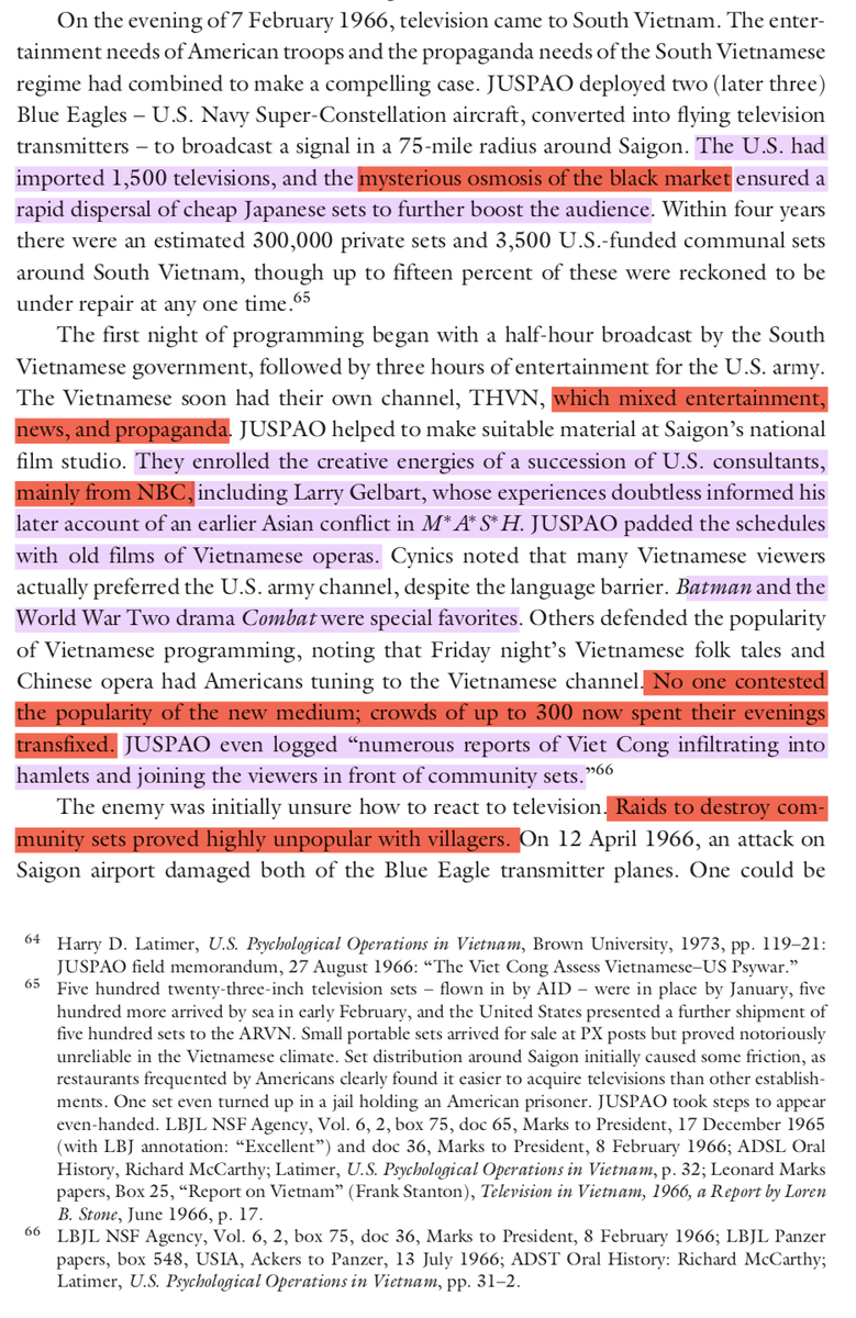 Well, in what is quite the coincidence, these top names came from Paul Klein's NBC. "They enrolled the creative energies of a succession of US consultants, mainly from NBC." (a lot of gems on this page from the book "The Cold War and the United States Information Agency")