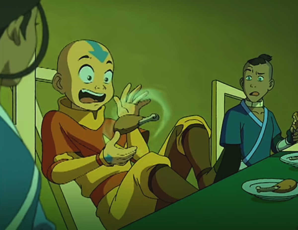 bumi is discovered to be an airbender in the same way his namesake found out aang was an airbender