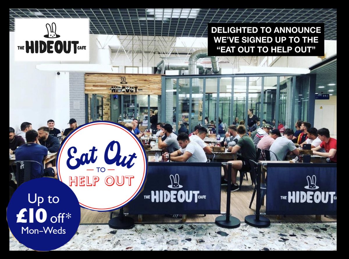 Great news, not only are we back open on Monday. We’ve signed up to the “EAT OUT TO HELP OUT” scheme. Really looking forward to seeing you.