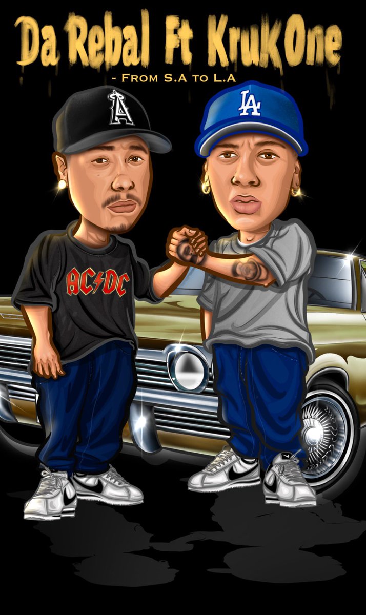 Da_Rebal's tweet photo. “FROM S.A TO L.A ft. @KrukOneLA is out on all major platforms! #westcoast #darebal #krukone #heatwave ⚡️⚡️🔥
https://t.co/qkzctUvG8C https://t.co/fdrSld0yJZ
