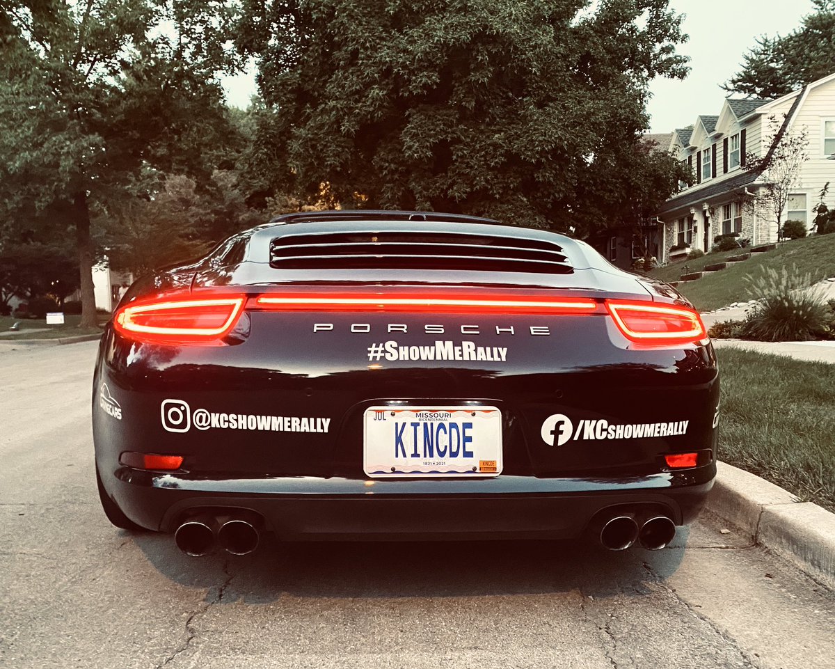 jasoncupp's tweet photo. The Porsche has its livery on it for Thursday’s #ShowMeRally - ready to be with my Audi friends and meet new car and driving enthusiasts on our Rally north to Minneapolis and Wisconsin Thursday morning through Sunday! https://t.co/bdzbX2QUpx
