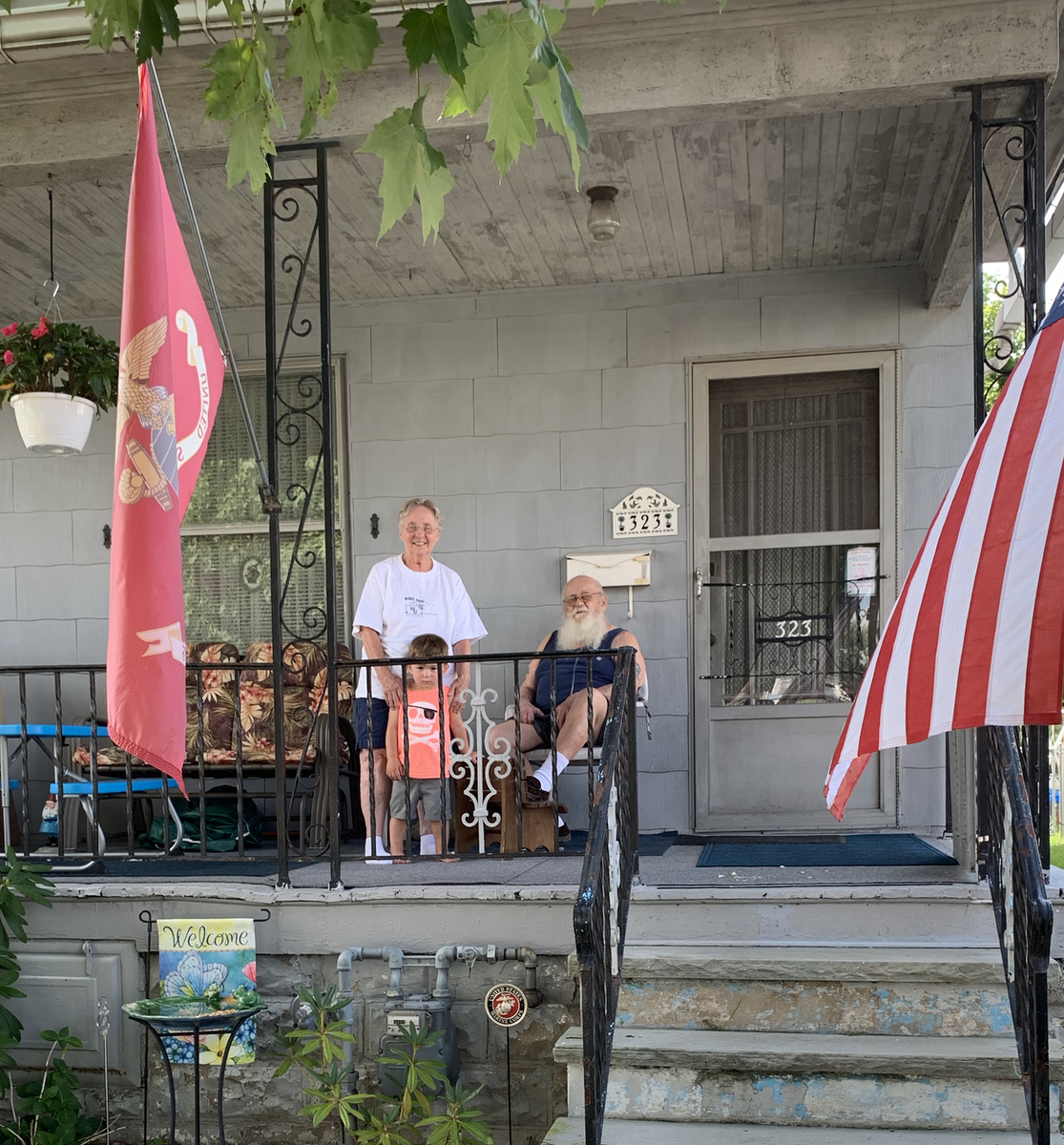 John: "The world’s gone crazy. And the cops get blamed for all this bullshit? Our son-n-law is a sheriff. These people want to defund the police? What would you do w/out them? What would this world look like w/out police?"Roberta: “I think that phrase is being misconstrued." 1/