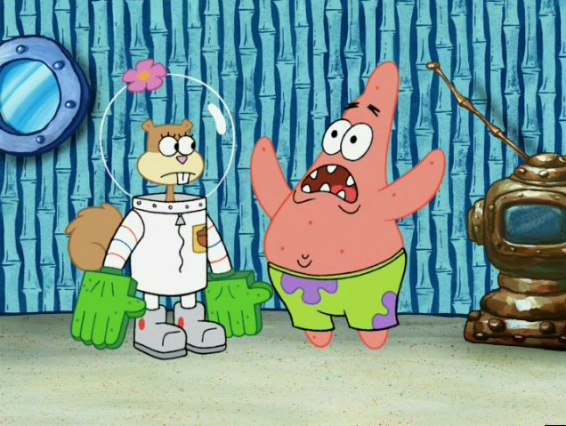 mayatatyanna's tweet image. Never are a bitch that looks like sandy cheeks and a little boy that looks like Patrick Star stalking my twitter page...🥴💀 #goofies