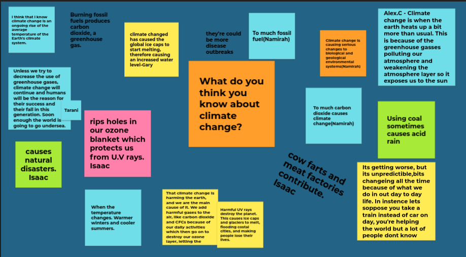 MsCSawh's tweet photo. Does your level of knowledge about climate change affect your level of concern? Summer school ss began the term honestly evaluating their starting point. This summer we're learning to take action and to become change-makers in the climate change arena 
@LC3_TDSB #distancelearning https://t.co/wH0rB7NjhN