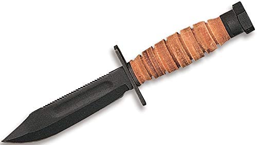 Knife.Get a fixed blade over a folding knife, keep it under the legal limit for your area. Get one with a serrated edge on the opposite side of the sharp edge if you can - you can use the serrated edge to cut down branches and not mess up the sharp edge. #TheResistance
