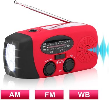 At some point, you may want to know what is going on, right? Well, there is an answer to that - a hand crank radio that picks up NOAA broadcasts. #TheResistance