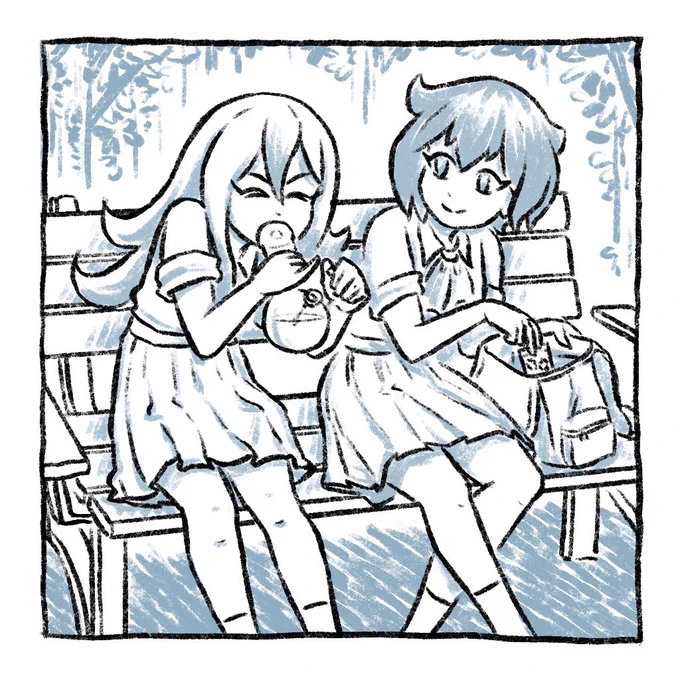 it's horrible #michizuna fanart time, unfortunately more is coming 