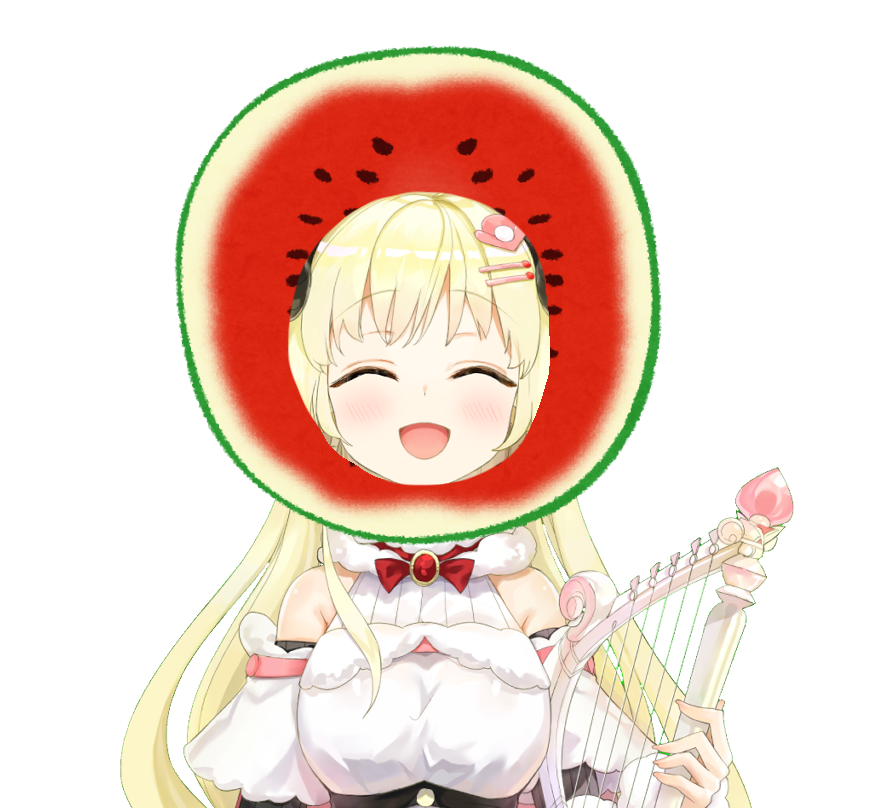 tsunomakiwatame's tweet photo. Watame-lon🍉 https://t.co/5w5hAmxzQs