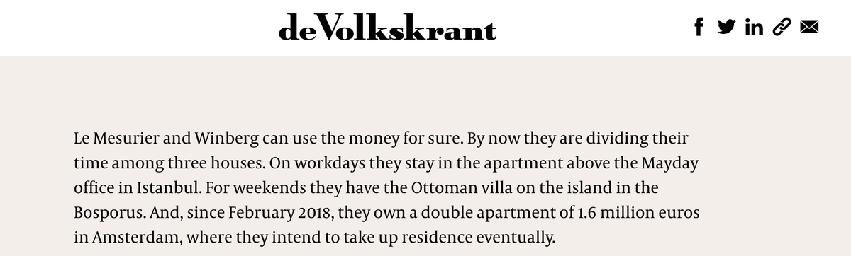 The White Savior Jailer needed the money: he had three houses, including an Ottoman villa on a Turkish island. I'm sure he thought a lot about suffering Syrians from there.