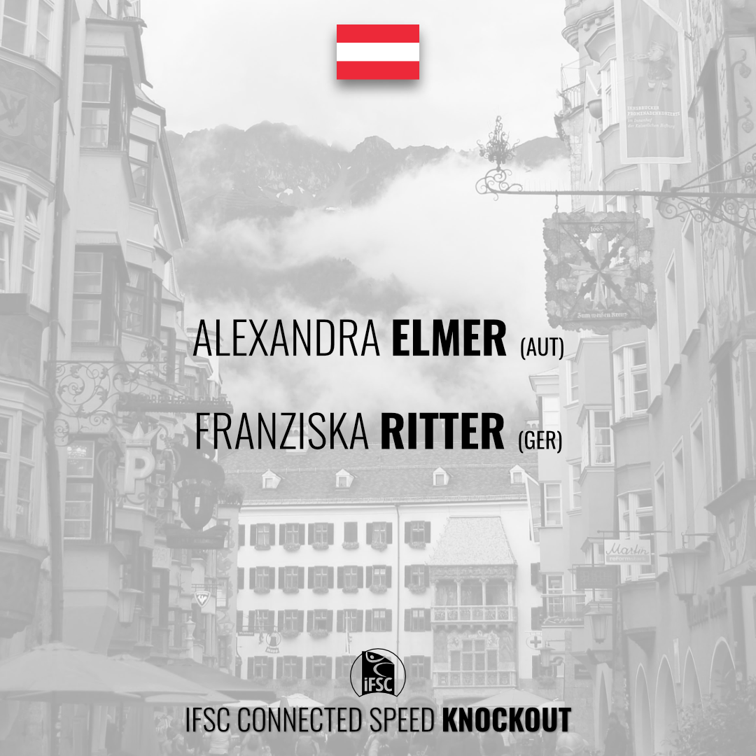 ifsclimbing's tweet image. A total of nine athletes will battle in the IFSC Connected Speed Knockout representing Austria 🇦🇹 Germany 🇩🇪 and Japan 🇯🇵! #IFSCSpeedKnockout
