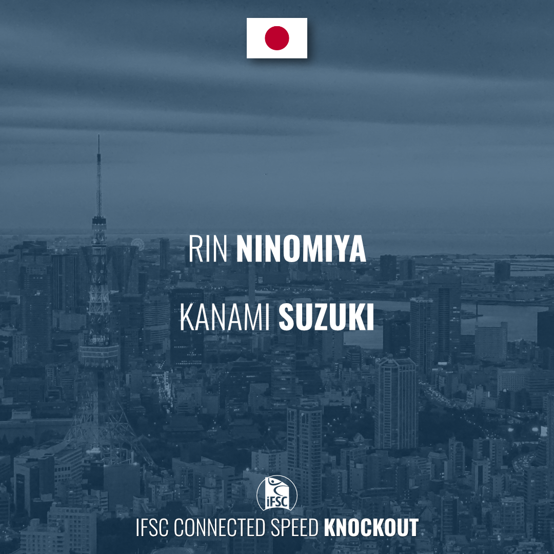 ifsclimbing's tweet image. A total of nine athletes will battle in the IFSC Connected Speed Knockout representing Austria 🇦🇹 Germany 🇩🇪 and Japan 🇯🇵! #IFSCSpeedKnockout
