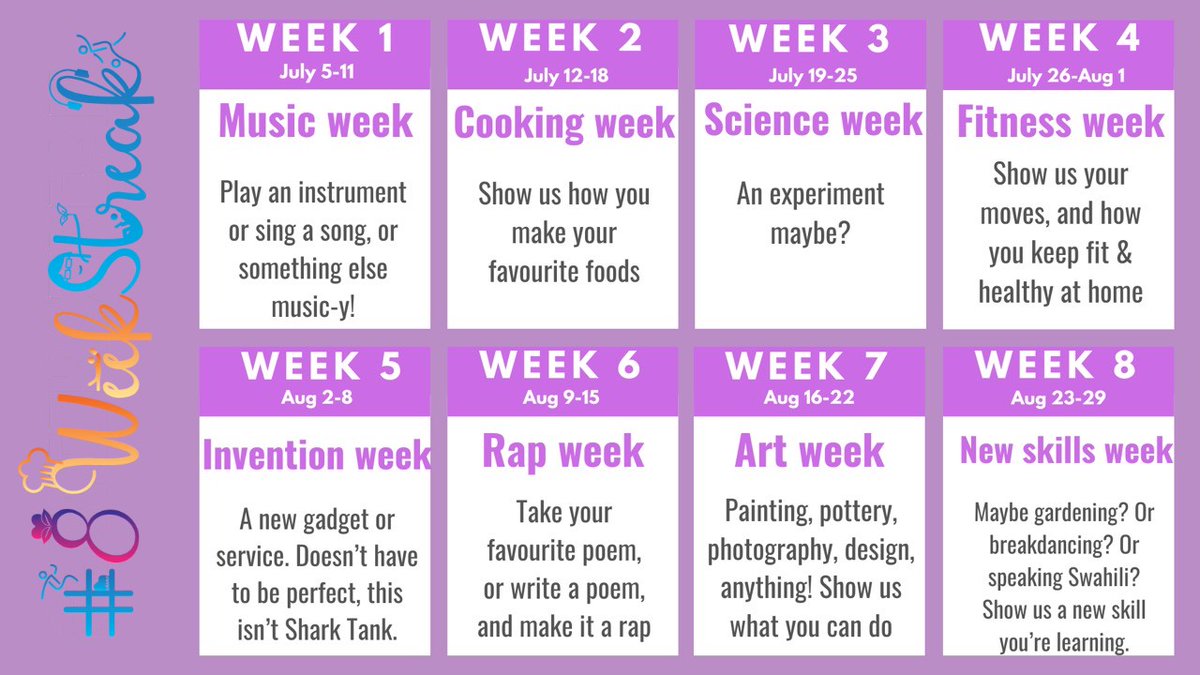 KHDA's tweet image. We're half way through #8WeekStreak! Don't forget to share pictures and videos of how you've been keeping fit! #NewDaysNewWays