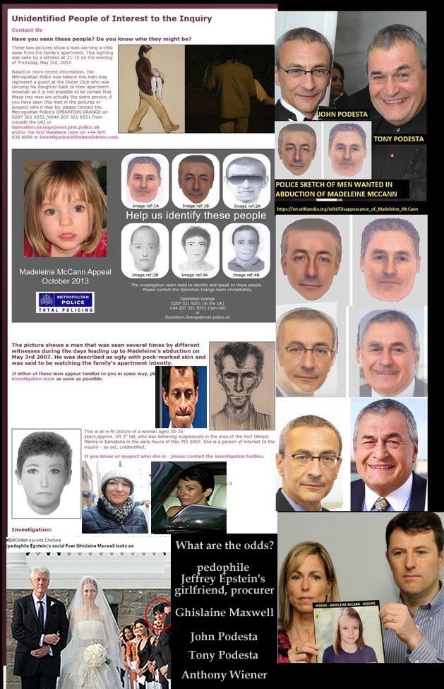 RoseDru63's tweet photo. This little girl was kidnapped and used by these nasty men and Podesta you need to pay for it I know you killed he! #England #NY #DemonDems @FBI @USAGBarr. cIA @INTERPOL_HQ https://t.co/J0G7XFYkok