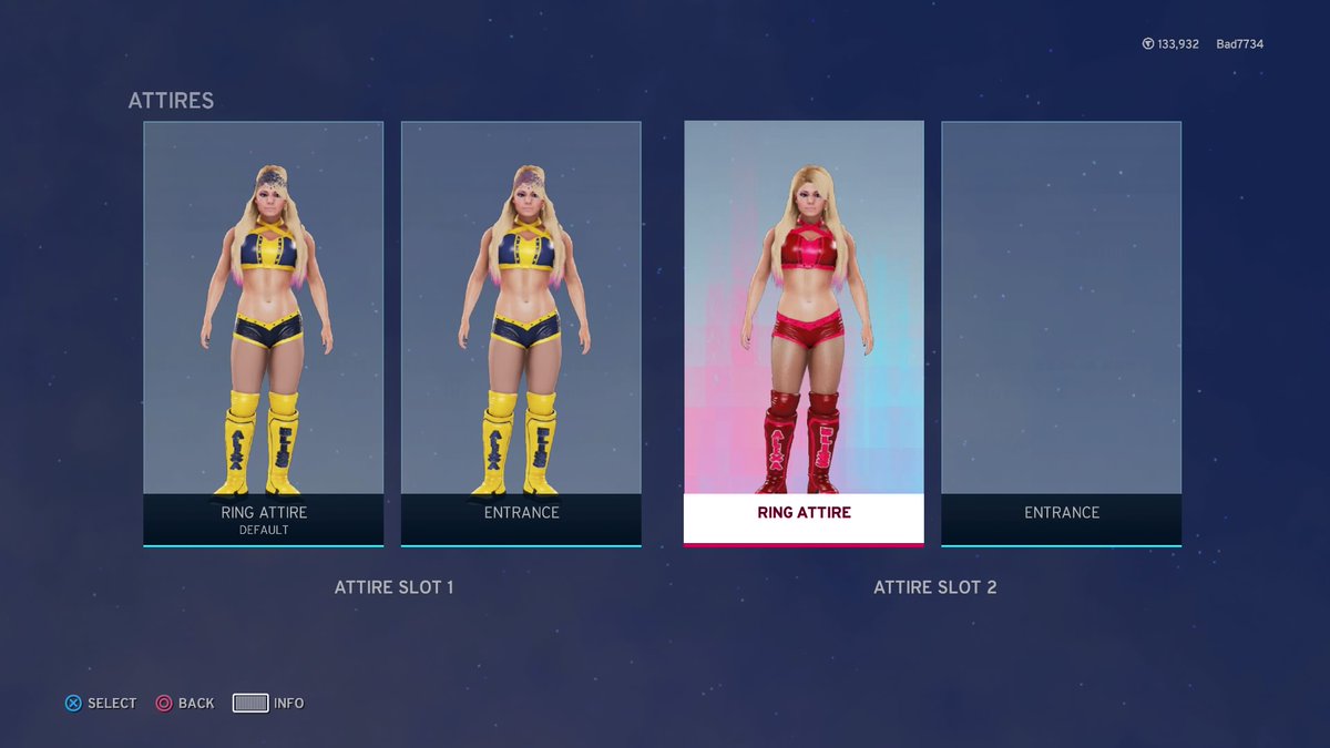 badbengal12's tweet photo. My custom Ring attires 4 My Hero @AlexaBliss_WWE #AlexaRules #GOAT #PS4share https://t.co/kgp3gpqt9k