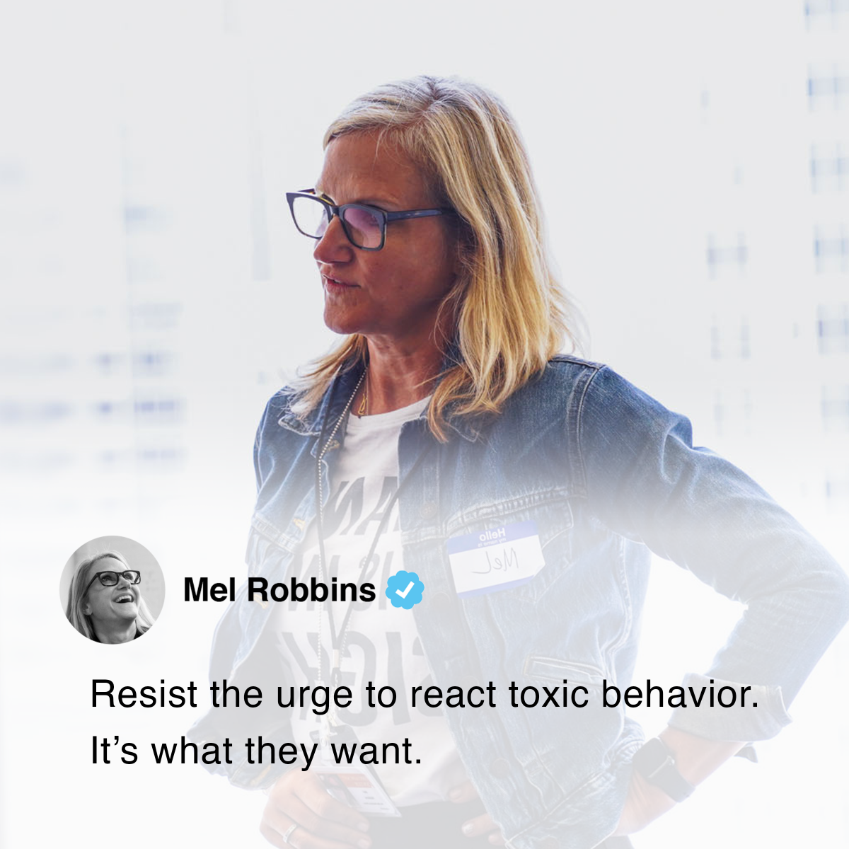 People use toxic behavior so they can get a rise out of you. They use it to control you while you’re too busy reacting to the behavior. It’s a manipulation tactic.

If you don’t give them a reaction, you take away their power.
