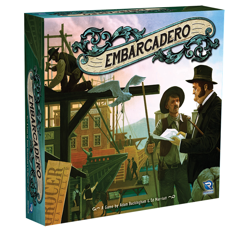 PlayRenegade's tweet photo. We're thrilled to showcase Embarcadero - a new #boardgame by @EdPMarriott (who designed Scoville) and @AdamBuckingham! 

This game will be launching on Kickstarter in Fall 2020, but we're sharing some information now and at @GenCon Online!

Learn more: https://t.co/veIhwuA2Jg https://t.co/OAhQFfoad9