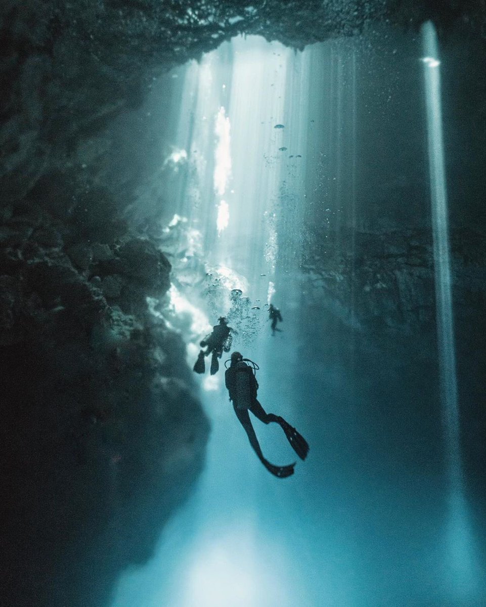 Diving in the Cenote El Pit, Tulum ✨