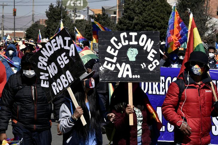 Tiempo Argentino on Twitter: "Crecen las protestas en la Bolivia ...