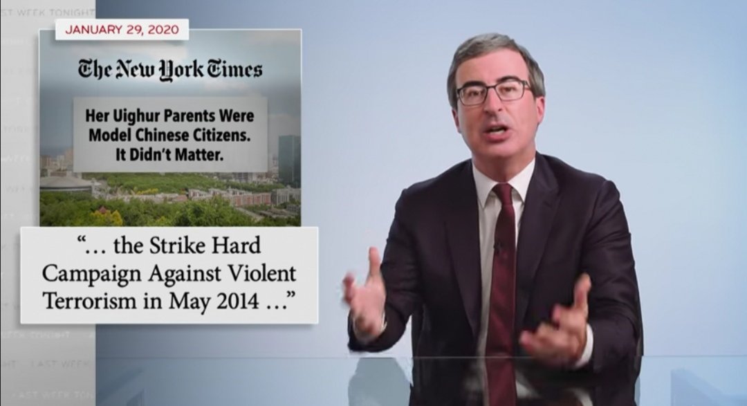 Failing to recognize a legitimate terrorism problem in Xinjiang is excusable, especially considering your sources, but the metaphorical China "strike hard" policy is kinda funny because America's strike hard policy against Uighurs is actually literal. https://twitter.com/DanielDumbrill/status/1286259726724915200?s=19