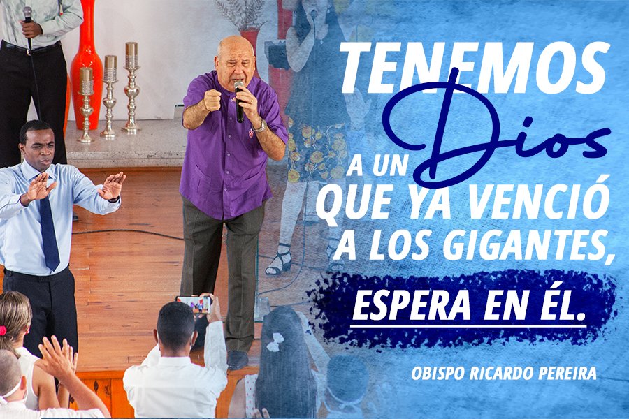 IMMarianao's tweet photo. Tenemos a un Dios que ya venció a los gigantes, ESPERA EN ÉL.
Obispo Ricardo Pereira

#vencioALosGigantes #esperaEnEL https://t.co/aDk9lP6omG