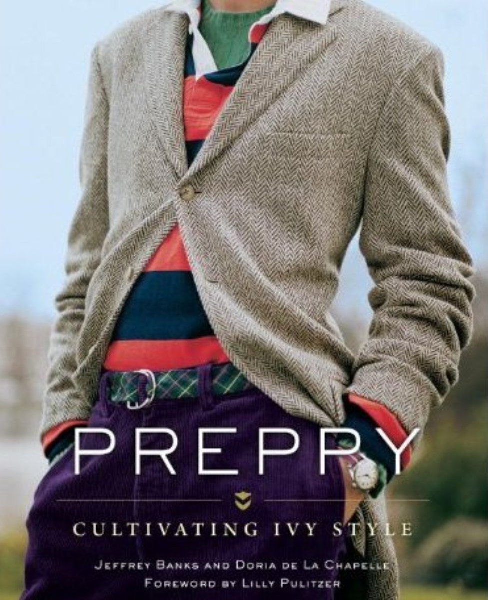 We are proud to announce our monthly book club. The first book of the series is 'Preppy: Cultivating Ivy Style' (2011) by Jeffrey Banks and Doria de La Chapelle. 📚

The book is a scholarly exploration of the origins of preppy style, containing fascinating historical imagery. 📖