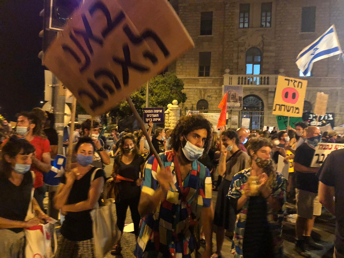 There are the hippy-ish ones and the real hippies offering free hugs and love. And there are a lot of feminists. For instance, the social workers on strike, who are going topless, getting their messages heard by the media.