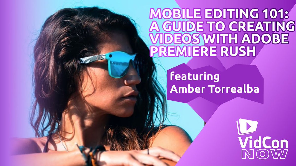 AdobeVideo's tweet photo. Get the lowdown on editing in #PremiereRush with this Mobile Editing 101 course from @VidCon &amp; @AmberTorrealba.

https://t.co/ASVX3SuVDk https://t.co/ZW3Z3u3JCL