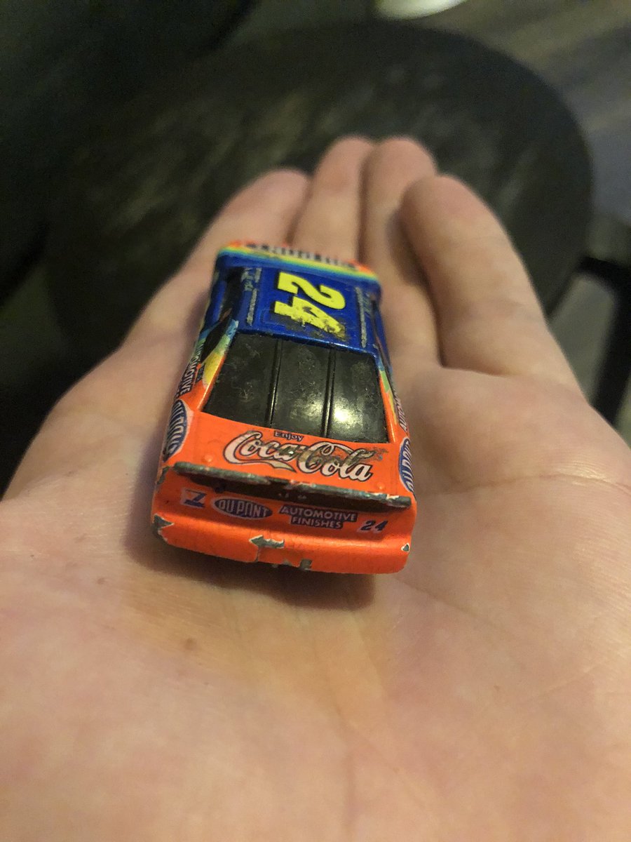 One of my only Jeff Gordon cars. So weird seeing Coca-Cola on the 24.
