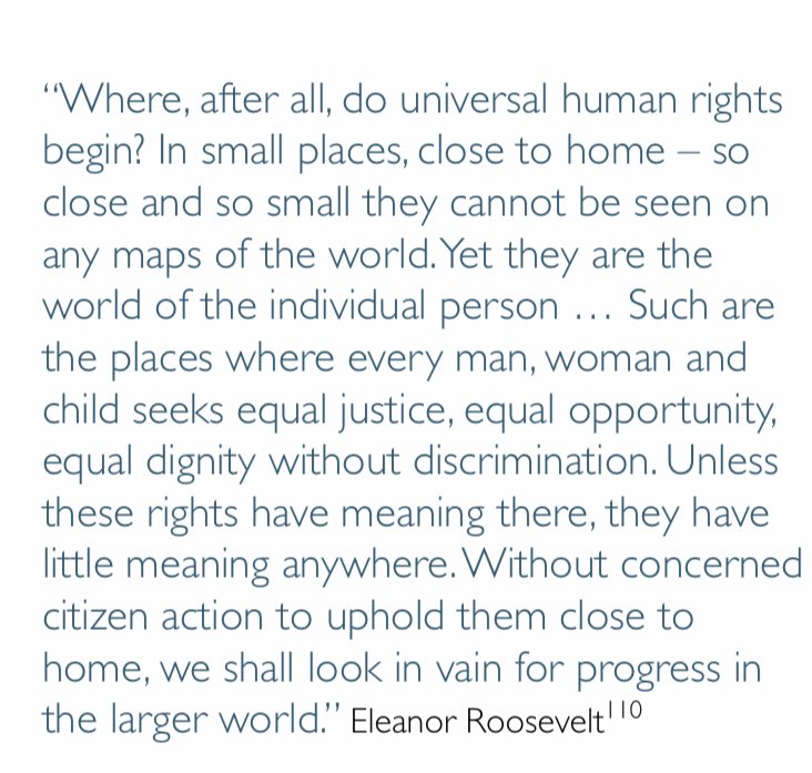 Rather than permitting ‘unstructured’ time, why not start a real conversation with kids, valuing their voices, their ideas. This shouldn’t be seen as revolutionary: the CRC was signed in 1989! But we still talk of ‘allowing’ kids to play...human rights begin at home 11/