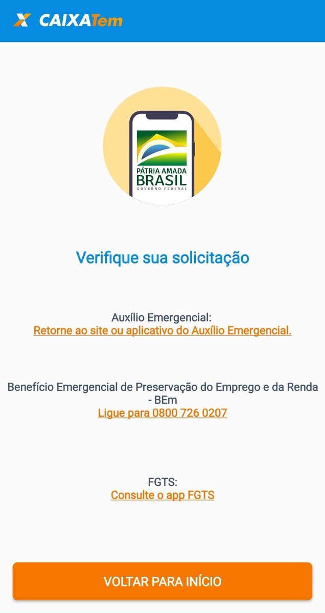 Carolin48309972's tweet photo. Mais alguém sumiu a conta social? @Caixa corre aqui #auxilioemergencialemavaliacao #auxilioemergencial https://t.co/N4RNsev07U
